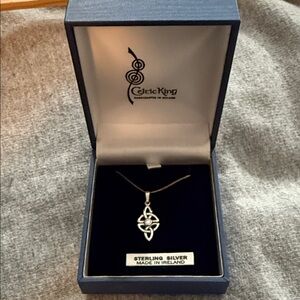 Celtic Knot Sterling Silver Necklace